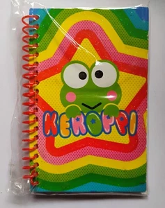 Rare 2011 Sanrio Keroppi Frog Mini 5.5" Glitter Journal Notebook New - Picture 1 of 2