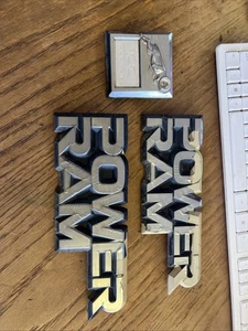 C144 1981-1990 Dodge Power Ram 100 Emblems - Picture 1 of 8