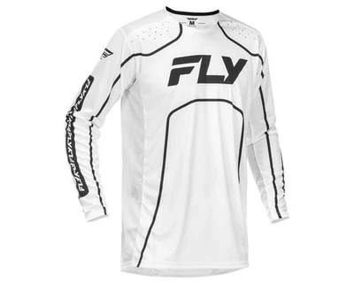 Fly Racing Youth Rayce Bicycle Jersey (White/Black) - Image 1 of 2