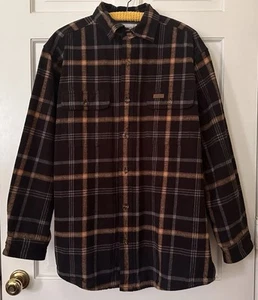 Mens Carhartt Youngstown Thermal Lined Flannel Shirt Jacket Size L - Picture 1 of 5