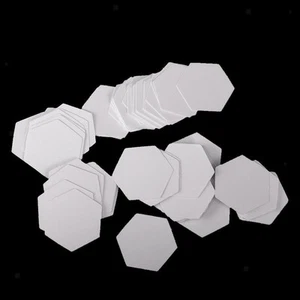 100 Stück Sechseck Blanko Papier Quiltvorlagen Paper Piecing Patchwork Basteln - Bild 1 von 43