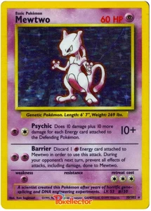 Mewtwo - 10/102 - Holo - Unlimited LP  TCG Pokémon - Picture 1 of 1