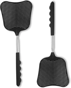 Foxany Telescopic Fly Swatters, Durable Plastic Fly Swatter Heavy Duty Set, Flys - Picture 1 of 6