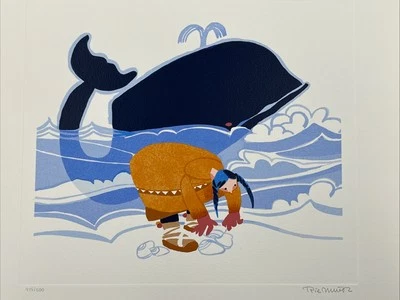 Serigrafía Serigrafía Rie Muñoz 2003 Bellas Artes Impresión Certificado de Autenticidad 475/500 Foto 1 de 4