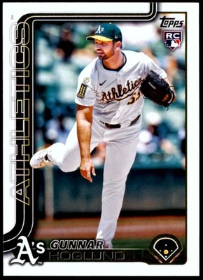 2025 Topps обновление #US254 Gunnar Hoglund RC дебютант - Oakland Athletics - Изображение 1 из 2