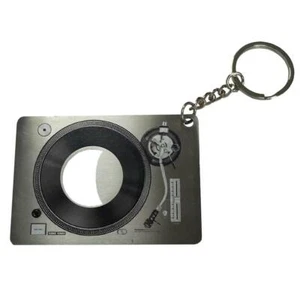 OFFICIAL TECHNICS TURNTABLE CREDIT CARD BOTTLE OPENER METAL KEYRING - Picture 1 of 2