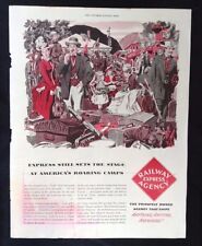 1951 Vintage Magazine Ad ~ Railway Express Agency