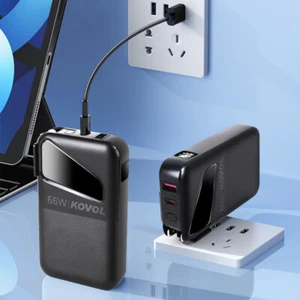 Kovol Universal 50000mAh Powerbank Charge 5in1 Reise Ladegerät USB Netzteil 66W - Zdjęcie 1 z 20
