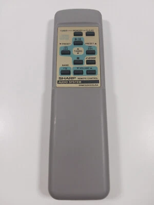 SHARP RRMCG0023SJSA Audio System Remote QTCD250, QTCD250HS, QTCD250WS - Tested - Image 1 of 4