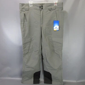 Pantaloni cargo isolati slalom uomo taglia M fumè perla nuovi con etichette $79 invernali neve sci - Foto 1 di 11
