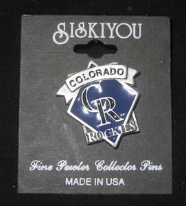 Colorado ROCKIES Fine Pewter Pin, Siskiyou, New - Picture 1 of 4