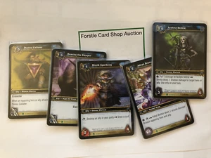 World of Warcraft TCG Heroes of Azeroth Uncommon Playsets - RED/BLUE ALLY - Picture 1 of 5
