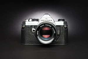 Original Echtleder Halbkamera Etui Tasche Abdeckung für Pentax K2 LX MX SUPER A - Bild 1 von 114