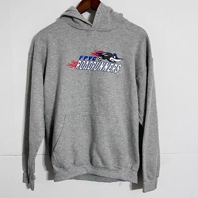 Vintage Gildan Mens Sweatshirt Size M Grey Fpyc Utsa Road Runners Soccer Hoodie - Image 1 of 4