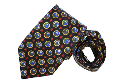 CORBATA HOMBRE HARRODS NEGRO, AZUL/FLORAL Ancho: 3.75" Largo: 57" Foto 1 de 3