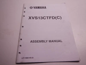 2012 Yamaha XVS13CTFD(C) Assembly Manual LIT11666-VS-23 XVS13CTFD 12 - Picture 1 of 4