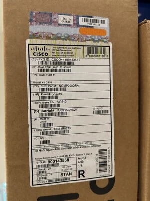 Cisco VG310 Modular 24 FXS Port Analog Voice Over IP VOIP Gateway - NEW SEALED!! - Image 1 of 4
