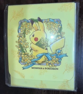 Pokemon Deck Box Pikachu Mimosa e Pokemon Center NEW Yellow - Picture 1 of 4