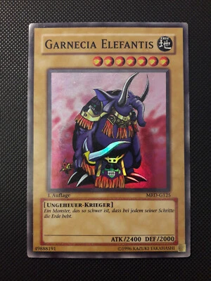 Yu-Gi-Oh! Garnecia Elefantis, MRD-G125, Super Rare, 1. Auflage, Deutsch, EX-GD - Bild 1 von 4