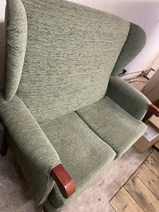 HSL Sofa Two Seater Wing Back Excellent Condition Only Light Use - Picture 1 of 10