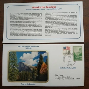 U.S -1985 - HALF DOME , YOSEMITE NATIONAL PARK CALIFORNIA - #106 - Picture 1 of 1