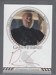 Game of Thrones Legends of the Realm Dominic Carter (Sigil) Autograph - Bild 1 von 1