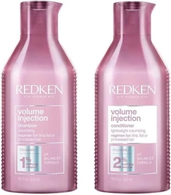 Redken Volume Injection Shampoo 300ml And Conditioner 300ml Duo Pack - Image 1 of 4