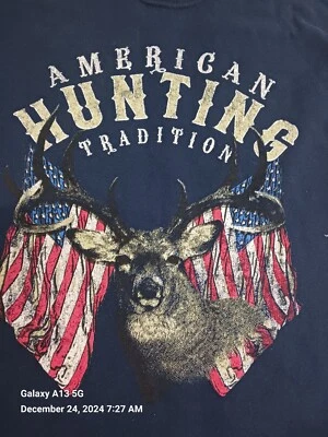  5 Point Deer Mens  T-shirt  size XL - Image 1 of 4