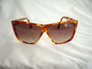 Fratelli Lozza Dama Style Kokomo Tortiose Square 1980's Sunglasses NWOT - Bild 1 von 12