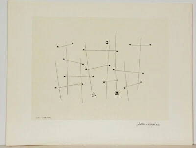 Jean Leppien / Lithografie /  Disegni  /von 1956 /handsigniert /280 Exemplare/6 - Bild 1 von 4