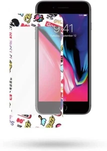 Protection en Verre trempé pour iPhone 8/7/6 - Design Sticker - Photo 1 sur 4