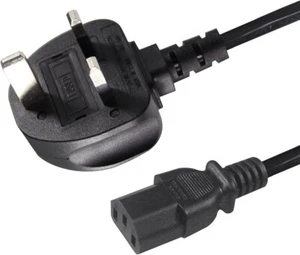 PC power lead 5amp with std plug 1.8m (Kettle type plug) C13 - Picture 1 of 1