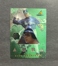 1997 New Pinnacle Aura Artist Proof (Green Type Color) Alex Rodriguez #190
