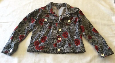 CHAQUETA CINTURA LIGERA FLOWERS BY ZOE NIÑAS TALLA 6 USADA EN EXCELENTE ESTADO  Foto 1 de 4