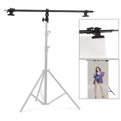 PYXEL STUDIO Supporto Riflettore Braccio Boom Studio 180cm Impugnatura Disco Morsetto Fotografia Video