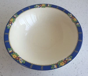 VINTAGE ROYAL VENTON WARE SERVING DISH Blue Floral Pattern - Picture 1 of 4