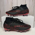 Nike By You Superfly 9 Elite AG-Pro Black Red FN6745 900 Mens Size 5.5 / Women 7