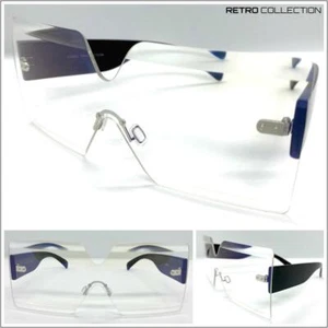 Übergröße Übertrieben Retro Moderne Klar Gläser Brillen Groß Rahmenlosen Rahmen - Picture 1 of 8