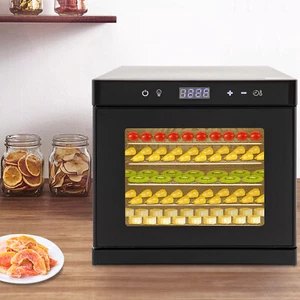 6 Trays Food Dehydrator Machine Stainless Steel 700W Jerky Fruit Drying - Picture 1 of 21