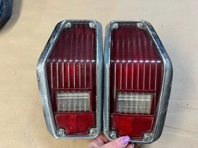 1971 71 Chevy Vega tail light assemblies both sides Guide 10S SAE STIAR 71 OEM - Image 1 of 4