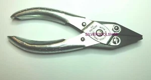Maun Half Round Ring Parallel Pliers made in England for jewellery and jewellers - Picture 1 of 1