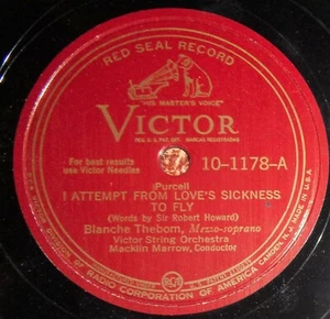 Blanche Thebom - I Attempt From Love's Sickness To Fly / Siciliana EE- B3 - Bild 1 von 2