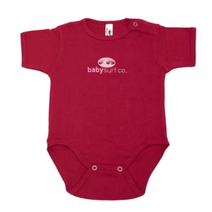 Baby Surf Company One Piece Red Baby Toddler Clothing Short Sleeve 6-9 months - Picture 1 of 4