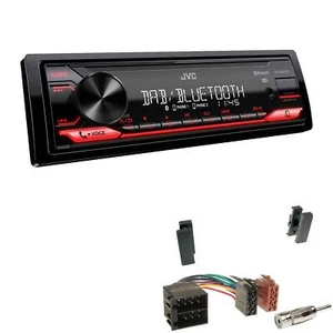 JVC Digital Auto Radio Bluetooth DAB+ USB für Seat Leon 1999-2006 schwarz - Bild 1 von 5