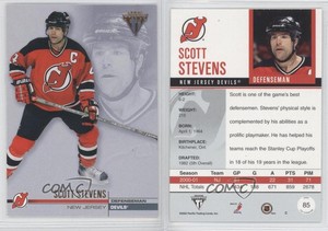 2001-02 Pacific Private Stock Titanium Retail Scott Stevens #85 HOF