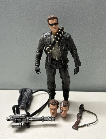 NECA Terminator 2 T-800 Judgement Day Action Figure Compete Fast Shipping !!! Cover