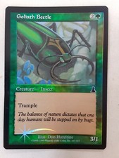 Goliath Beetle - NM Foil - Magic the Gathering MTG - Urza's Destiny M-290