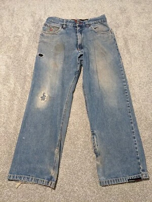 Pantalones de mezclilla vintage Independent Truck Company para hombre 32 (30x29) años 90 Y2K desgastados  Foto 1 de 4