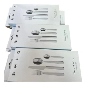 SMEG Stainless Steel 4 Piece Cutlery Tableware Set - Picture 1 of 5