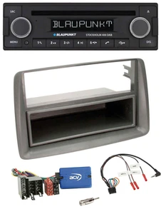 Blaupunkt Lenkrad Bluetooth DAB CD USB Autoradio für Fiat Panda 04-10 169 grau - Bild 1 von 8